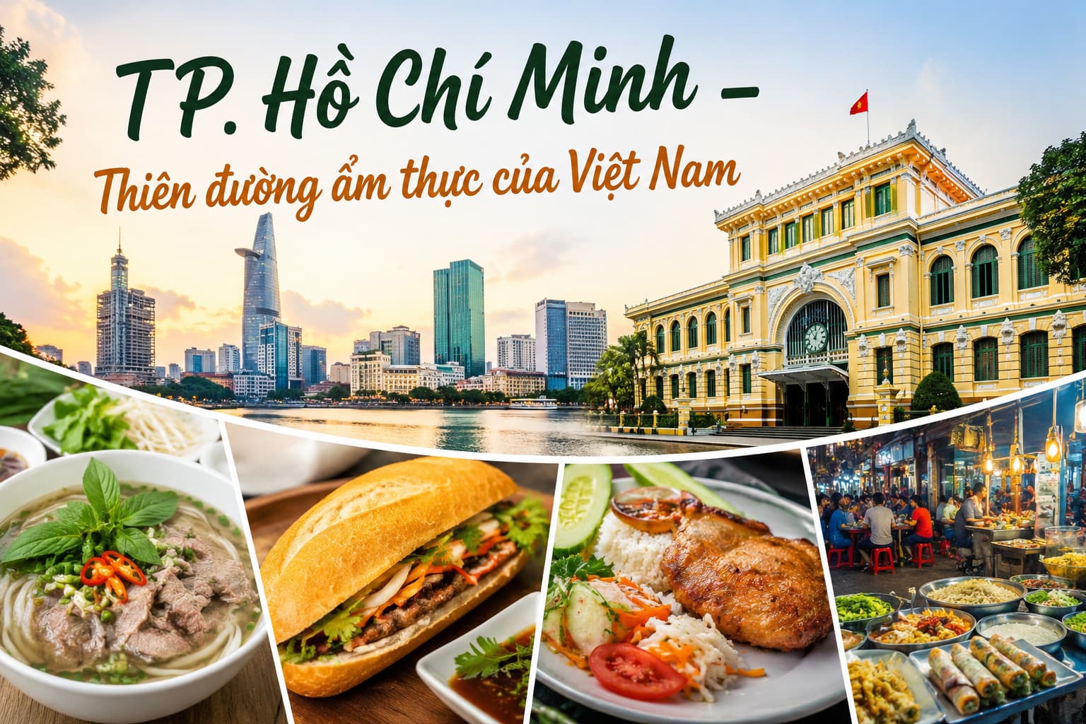 TP. Hồ Chí Minh – Thiên đường ẩm thực của Việt Nam