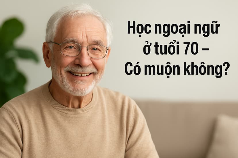Học ngoại ngữ ở tuổi 70 – Có muộn không?
