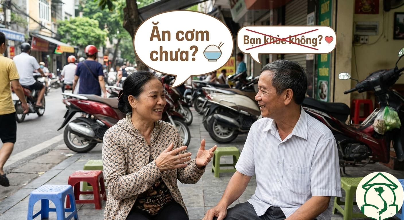 Tại sao người Việt hay hỏi “ăn cơm chưa?” thay vì “bạn khỏe không?”