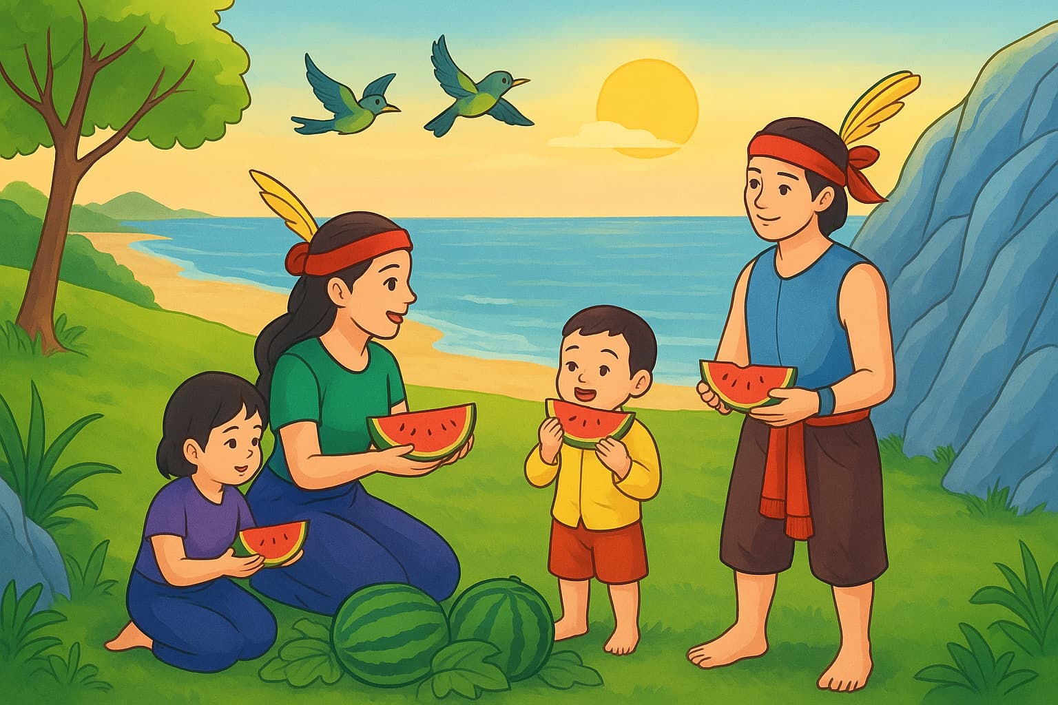 Sự tích dưa hấu (Mai An Tiêm)