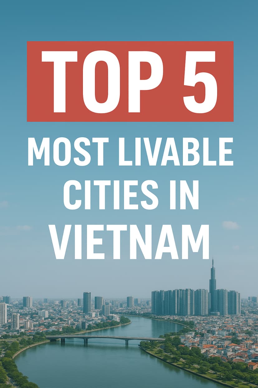Top 5 thành phố đáng sống nhất Việt Nam (Top 5 most livable cities in Vietnam)