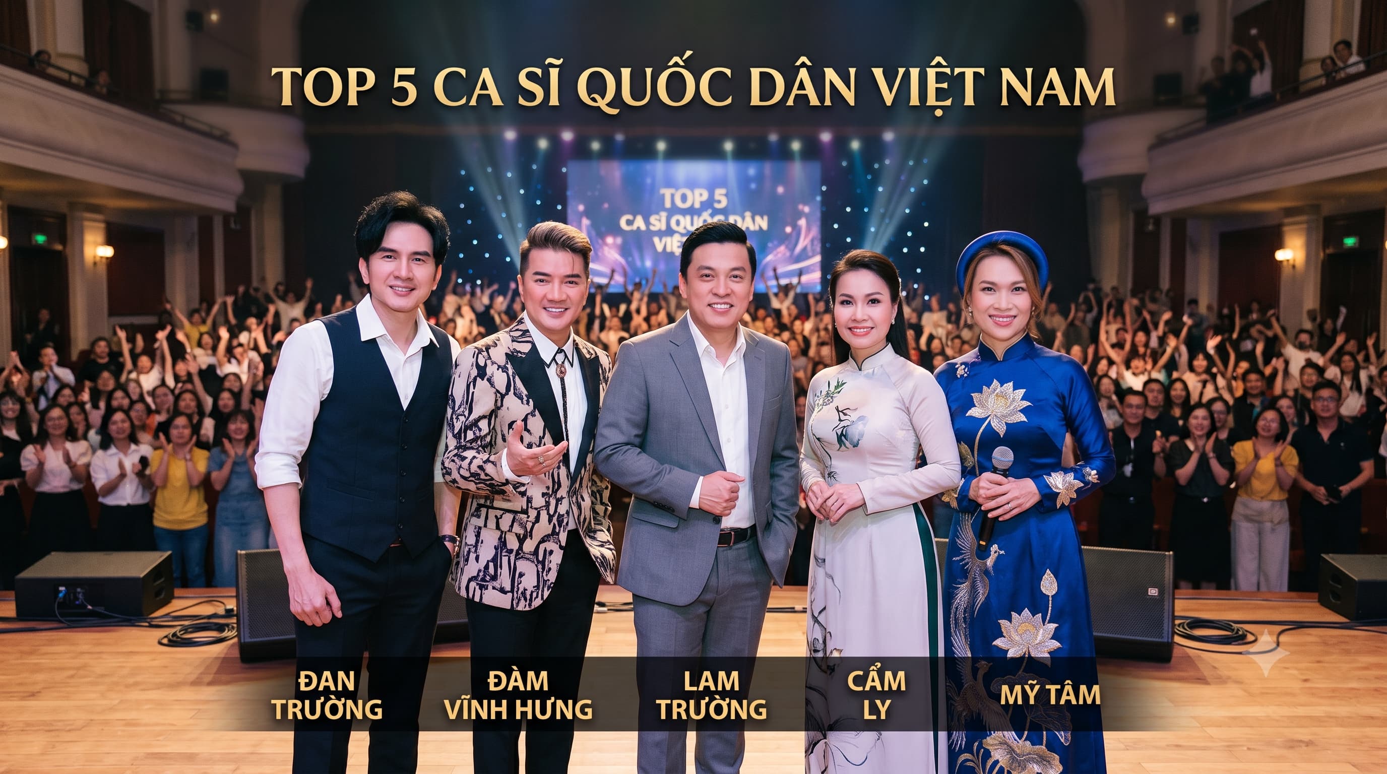 Top 5 ca sĩ quốc dân ở Việt Nam