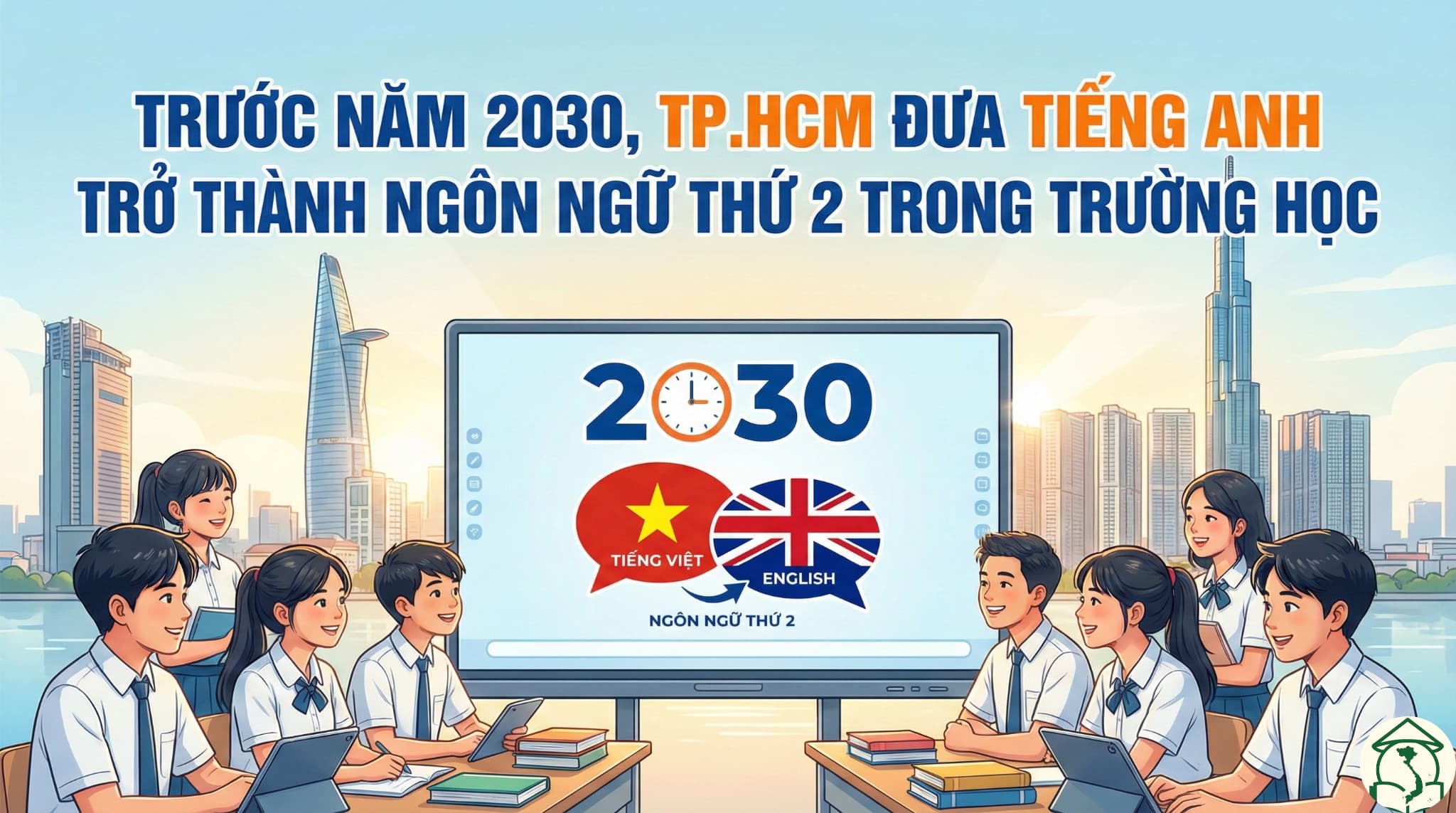 Trước năm 2030, TP.HCM đưa tiếng Anh trở thành ngôn ngữ thứ 2 trong trường học