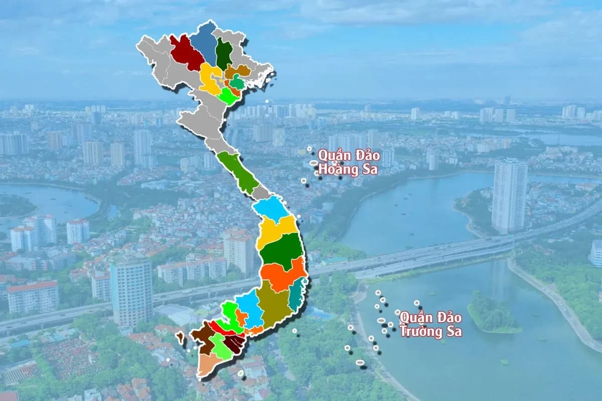 Sáp nhập tỉnh / thành phố từ 63 xuống còn 34 ở Việt Nam